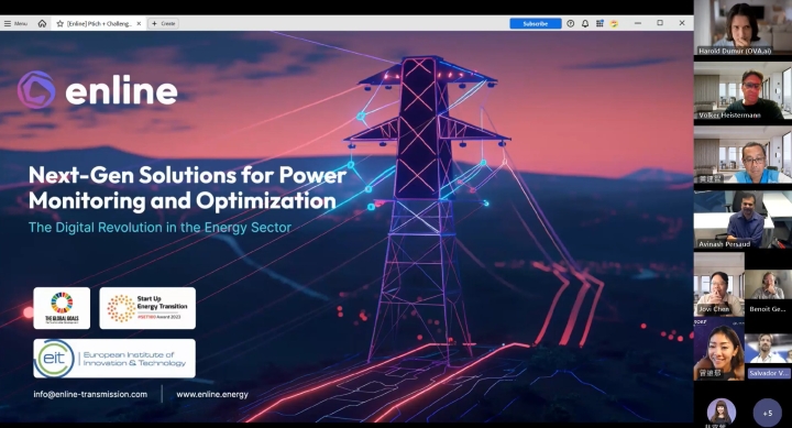 Enline 團隊介紹他們的成果，鎖定的是需要先進工具來監控、維護和優化能源基礎設施的電力設備管理者。