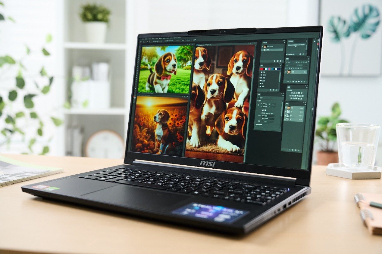 Stealth A16 AI+ 在 AI 處理器與高效能獨顯的雙重加持下，能完美支援各類 AI 應用、創作者工具。