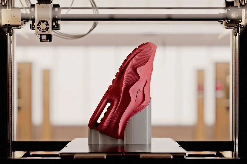 除了 Air Max 1000 的氣墊之外，所有其他部件都是 3D 列印的。