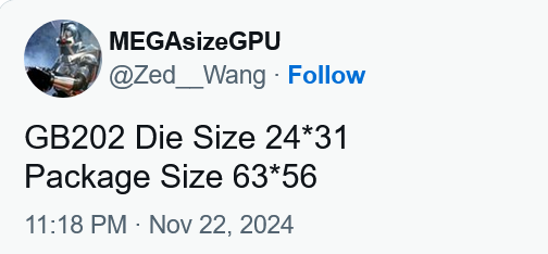 RTX 5090 晶片尺寸曝光：採用了自 RTX 2080 Ti 以來最大面積的晶片