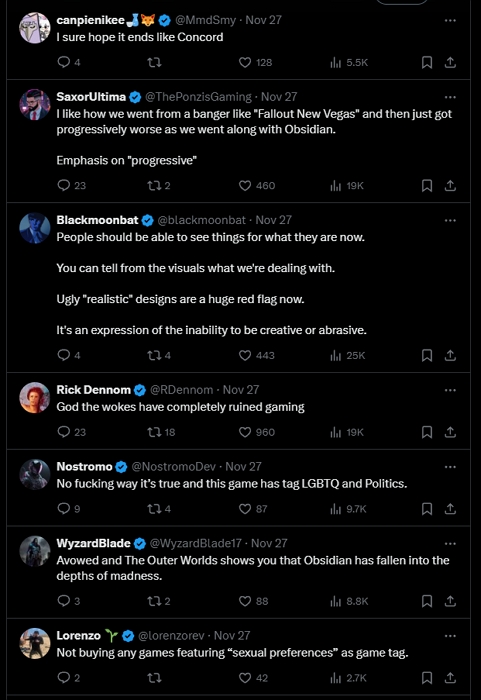 黑曜石RPG 新作《宣誓 Avowed》Steam頁面有LGBTQ+標籤，玩家：Xbox版本的星鳴特攻？