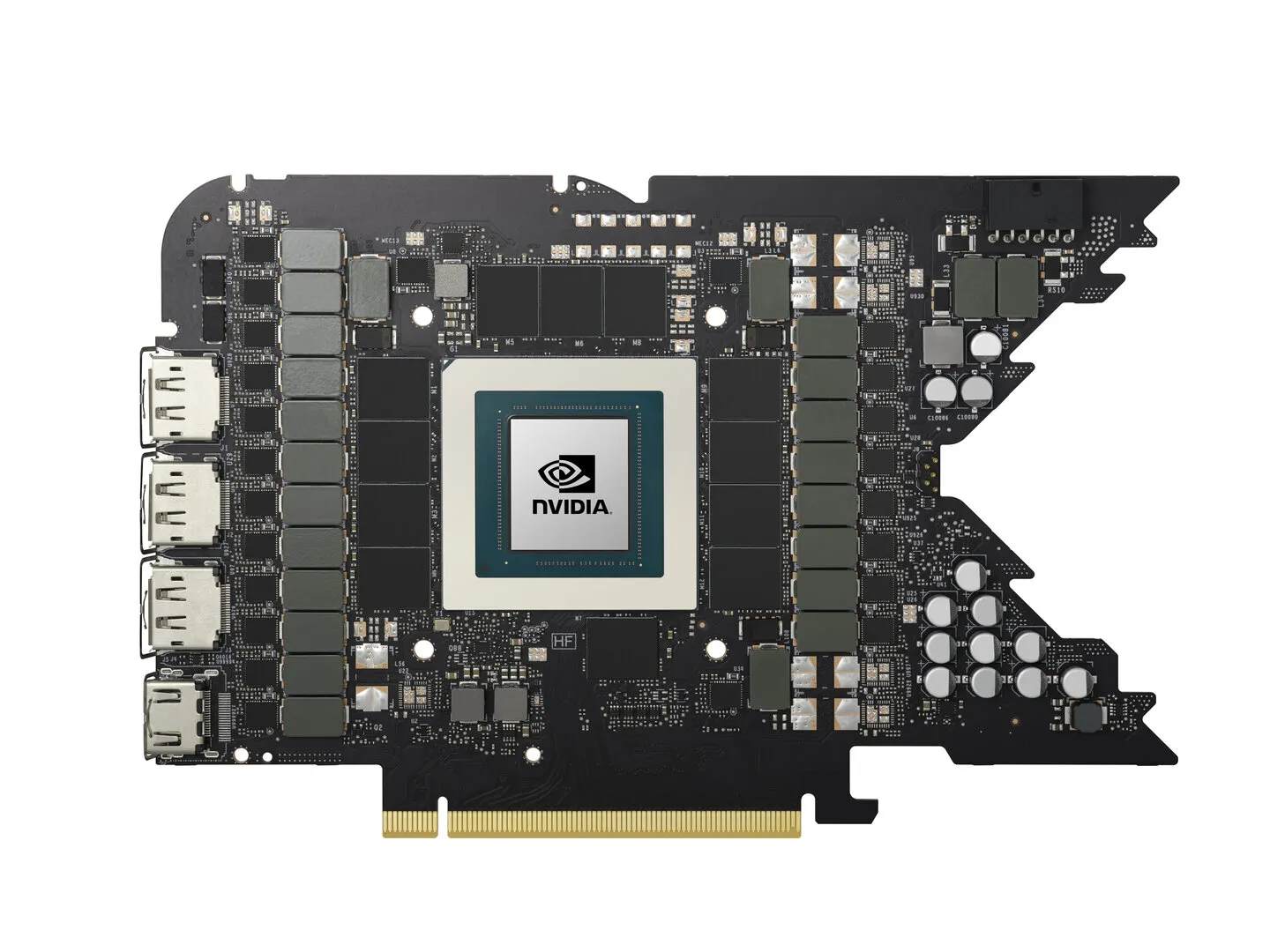 Nvidia GeForce RTX 4090 FE 的 PCB（圖片來源：Nvidia）