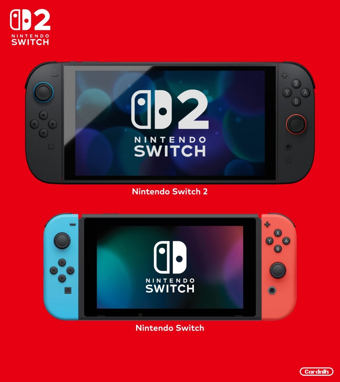 Nintendo Switch 2 螢幕尺寸有多大？與前代機種及 Steam Deck 掌機的比較