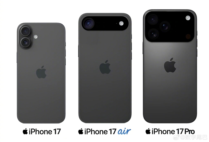 蘋果 iPhone 17 Air 顛覆設計：告別「萬年不變」，超薄機身、橫向鏡頭引領潮流