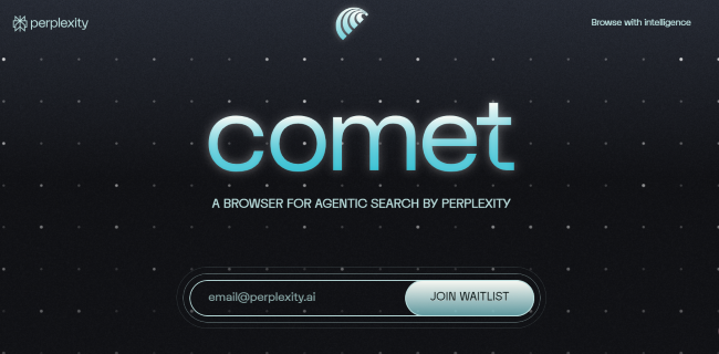 AI 搜尋引擎 Perplexity 將推全新瀏覽器 Comet，挑戰 Google Chrome 霸主地位