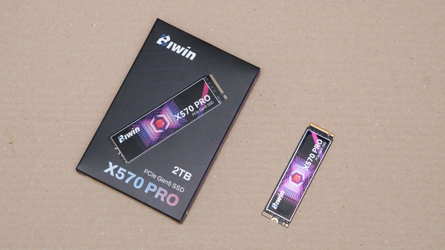 這次我們使用的測試樣品為Biwin Black Opal X570 PRO SSD 2TB。