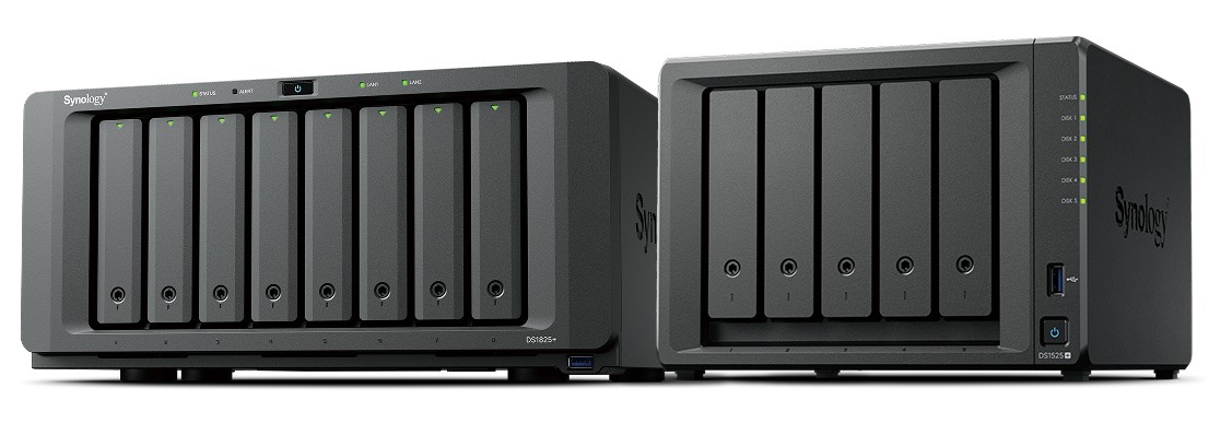 Synology 推出全新 DiskStation DS925+、DS1525+、DS1825+，強化企業級儲存效能與擴充彈性
