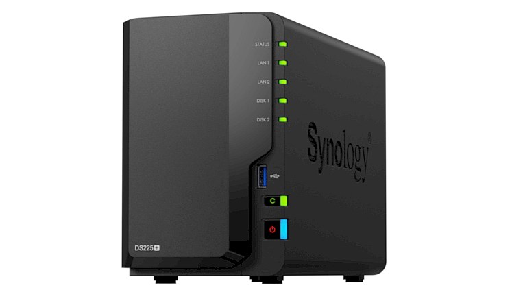 Synology 推出 DS225+ 雙槽 NAS，瞄準家庭與小型工作室資料管理市場