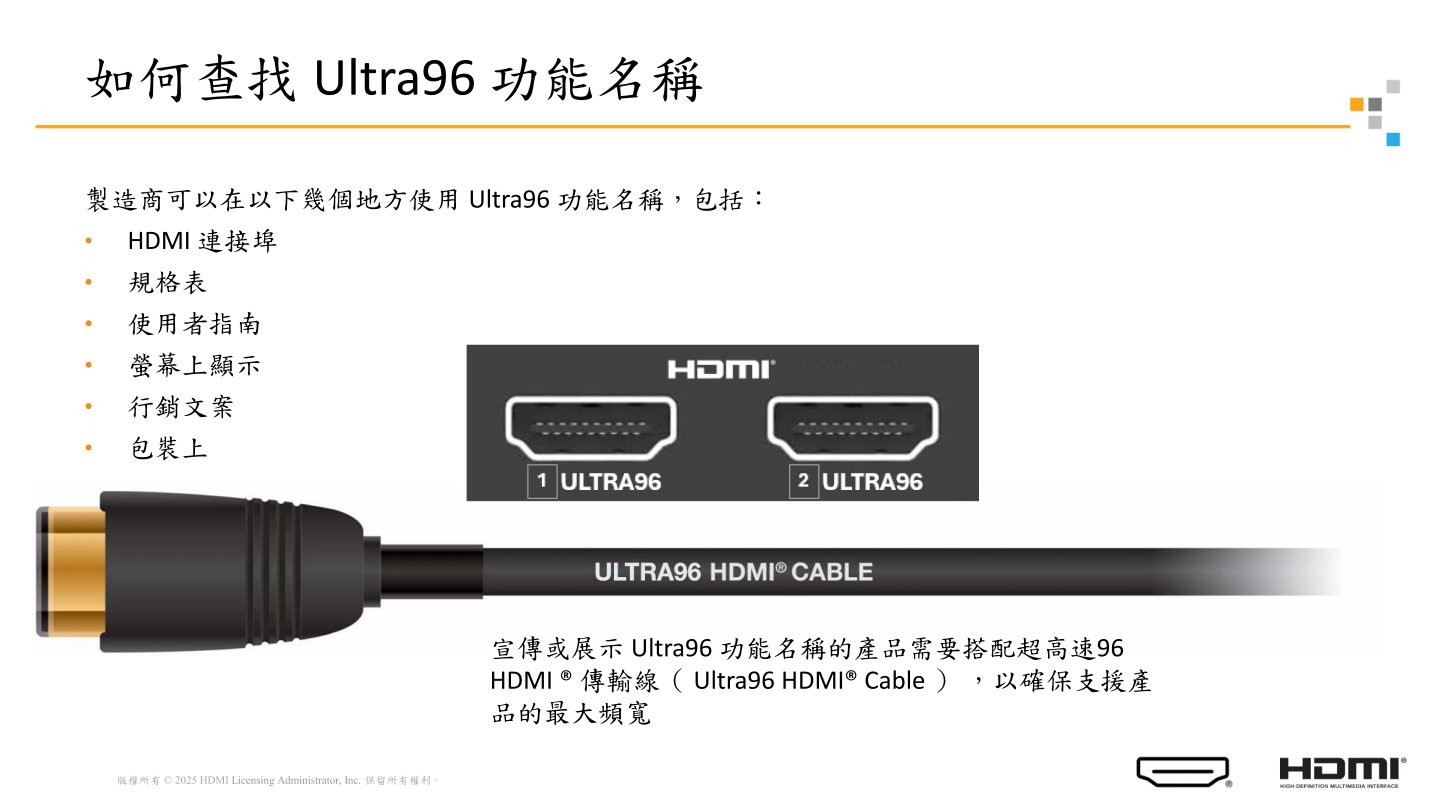 Ultra96可以標示於連接埠、規格表、產品包裝等指定位置。