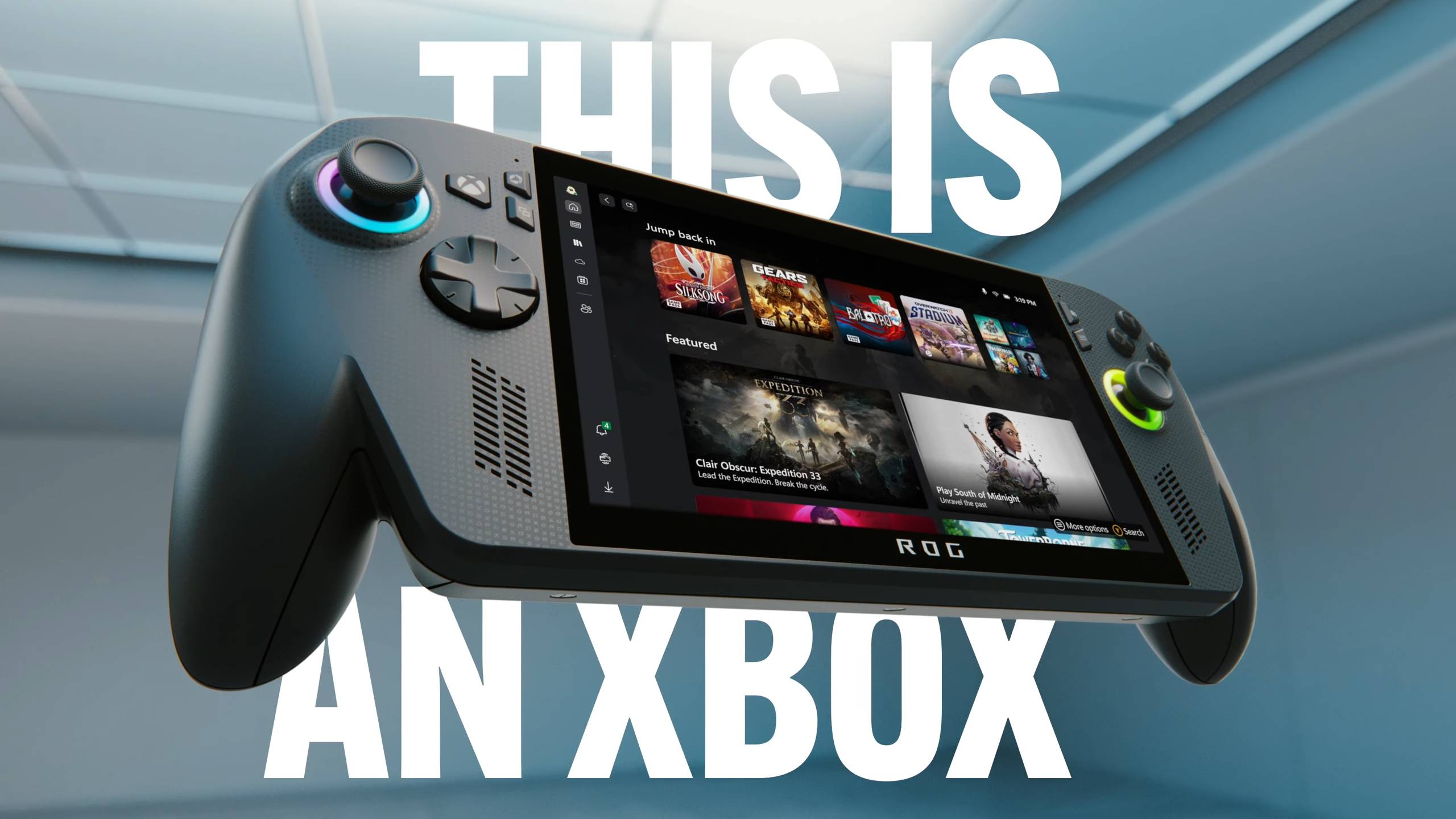 微軟攜手華碩推出首款 Xbox Ally 遊戲掌機，年底聖誕檔期上市