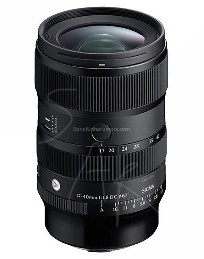 Simga 17-40mm F1.8 DC｜Art 鏡頭規格與間諜照曝光！值得期待的大光圈變焦鏡？