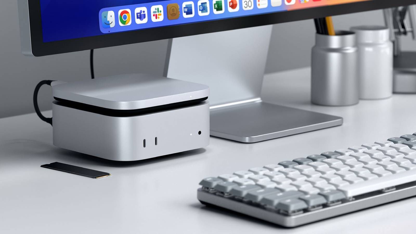 Satechi為M4 Mac Mini量身打造USB 4 SSD擴充盒，最高支援8TB儲存