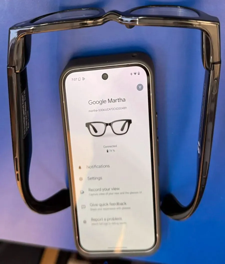 Google XR 智慧眼鏡代號「Martha」曝光！支援視角錄影、專屬 App 功能洩露