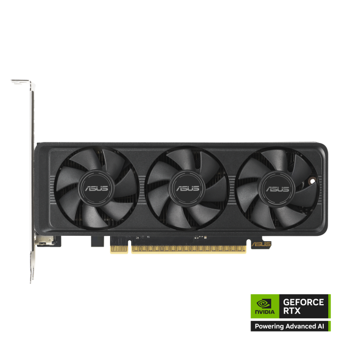 ASUS 推出 RTX 5060 LP BRK 窄卡：三風扇雙槽設計，長度僅 175.8mm