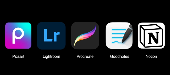 進藤喜彥的創作工作流不只靠硬體設備撐起高效率，Apple 生態系的相容軟體工具，更讓他能無縫切換企劃、導演、剪輯、上稿、行銷，全都一人包辦。