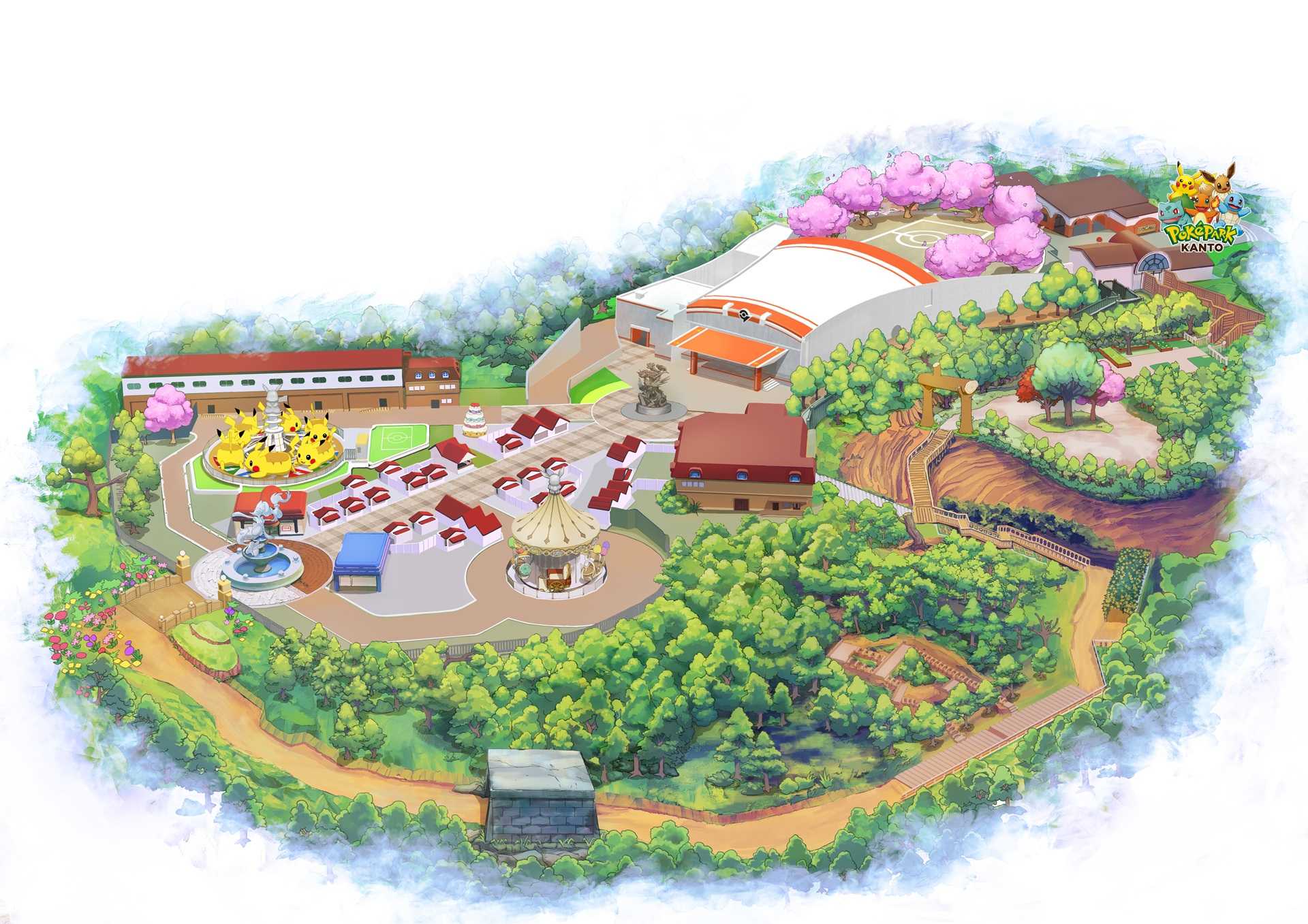 Pokémon 首座常設主題園區《PokéPark KANTO》將於東京開幕，實境還原寶可夢世界觀