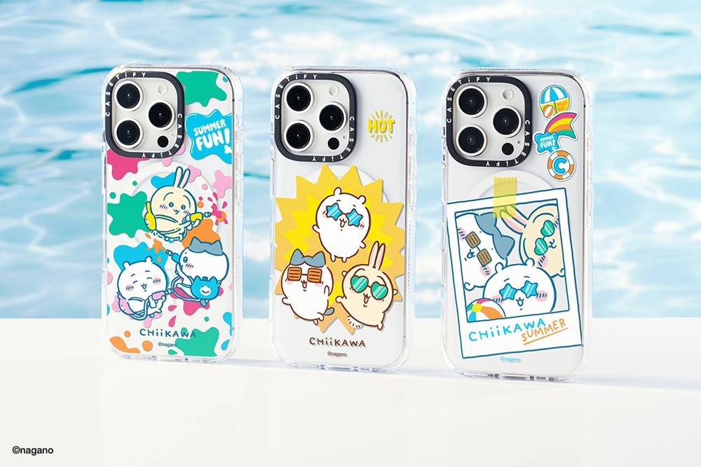 CASETiFY 攜手吉伊卡哇推夏日聯名系列，可客製手機殼與多款電子配件