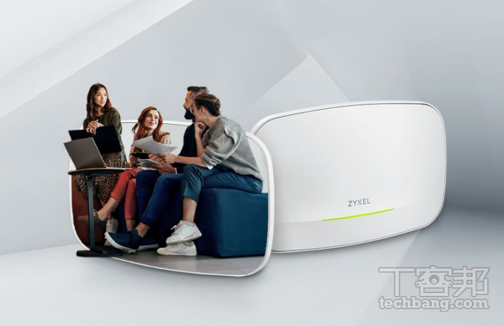 從多裝置使用與管理的情境來看，Wi-Fi 7 無線基地台反倒是目前最適合企業辦公室環境的選擇之一。（圖為 Zyxel NWA130BE）