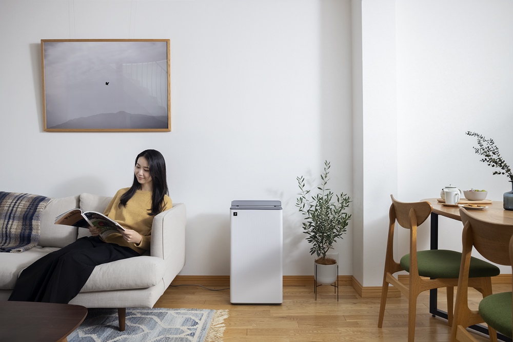 SHARP 推出乾淨方雙氣流美型除濕機，結合除濕、淨化與衣物乾燥功能