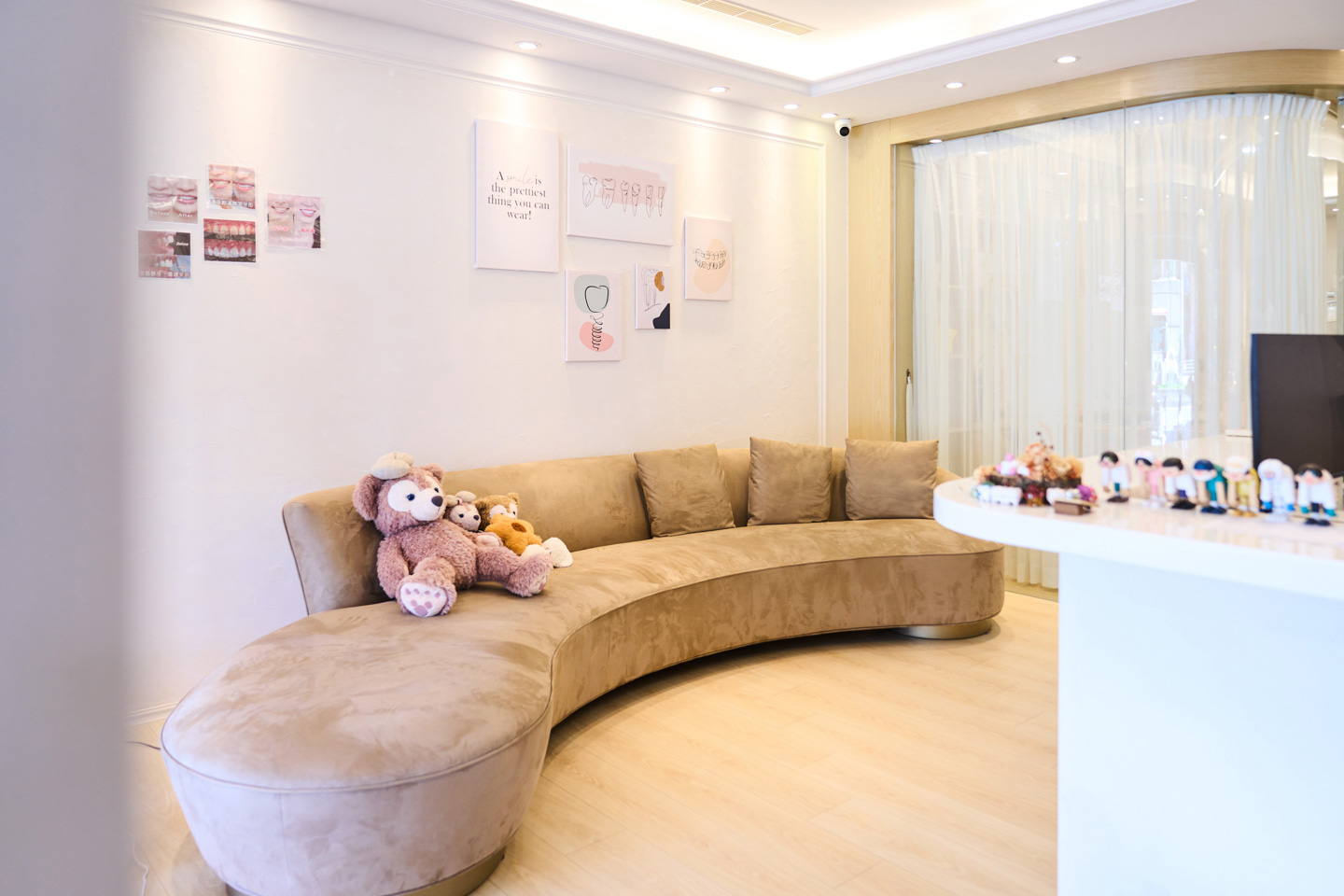 在沐澄美學牙醫診所裡，從空間設計到所有細節，都充滿了「美學」的堅持。