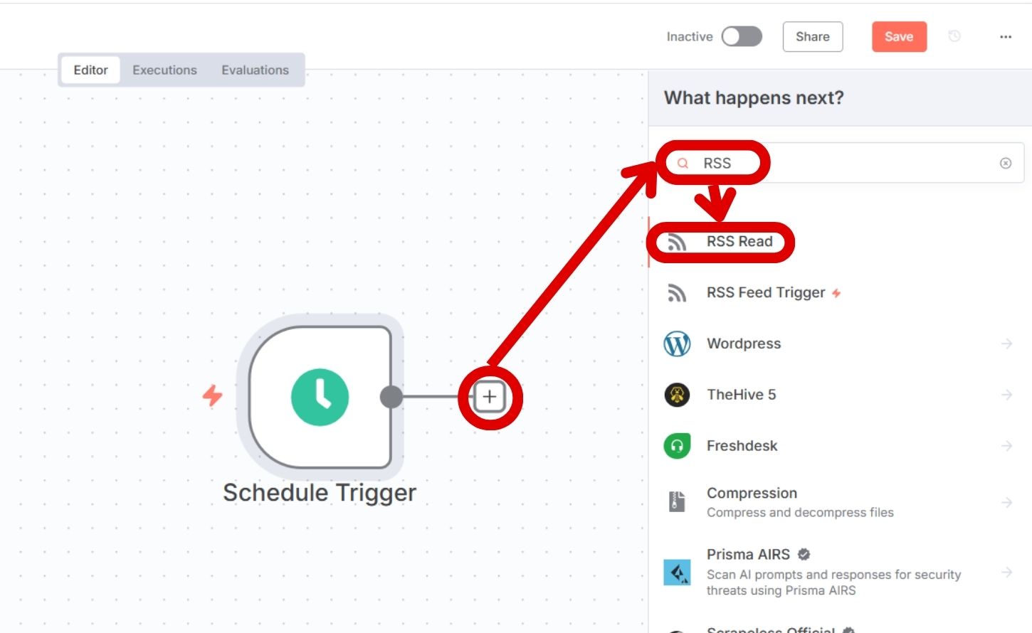 如何用 n8n 定時傳送 RSS 訂閱服務新聞到 LINE