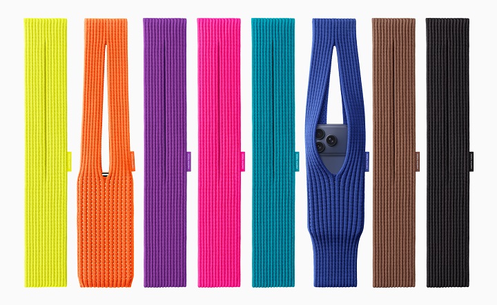 Apple 攜手 ISSEY MIYAKE 推出 iPhone Pocket，獨特 3D 編織袋、售價  4,990 元起