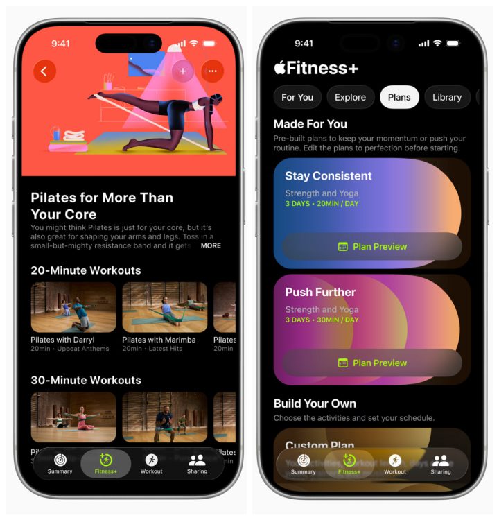 Apple Fitness+ 將於 12/15 上線,提供 12 種訓練類型、月付 150 元訂閱