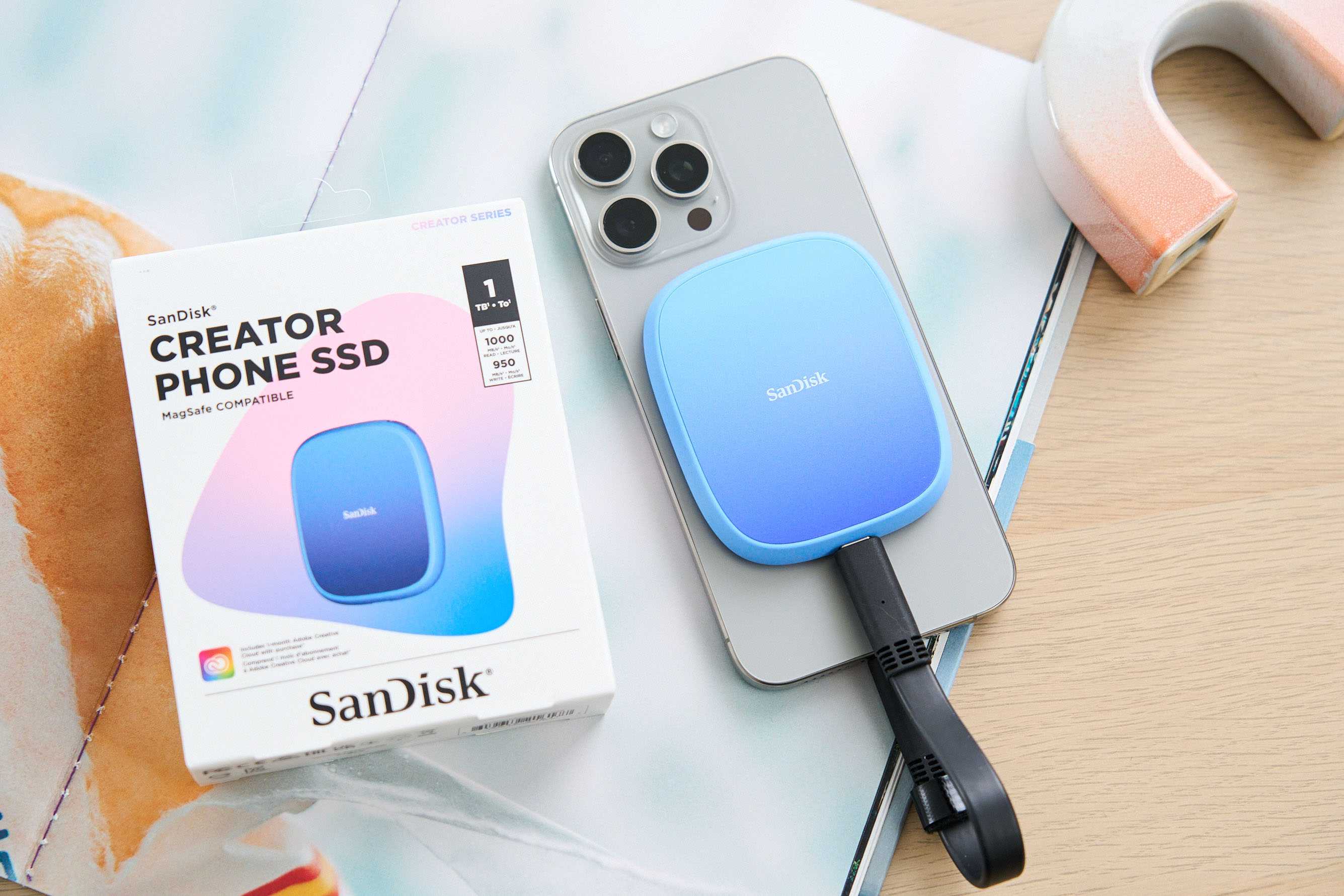 告別手機容量焦慮！SANDISK Creator Phone SSD 實測：支援 ProRes 4K/60fps 外錄，行動創作效率大升級
