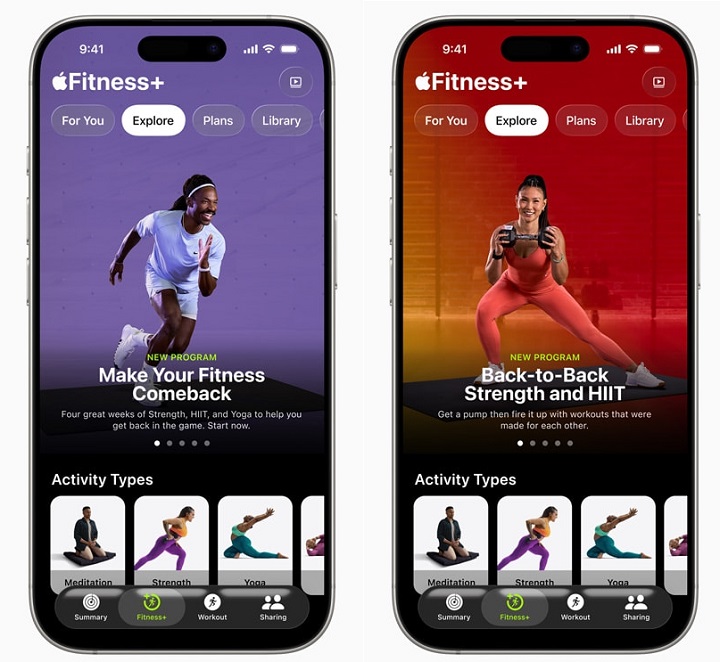 Apple Watch 搭配 Fitness+ 助攻新年運動計畫，研究顯示一月運動量可延續整年