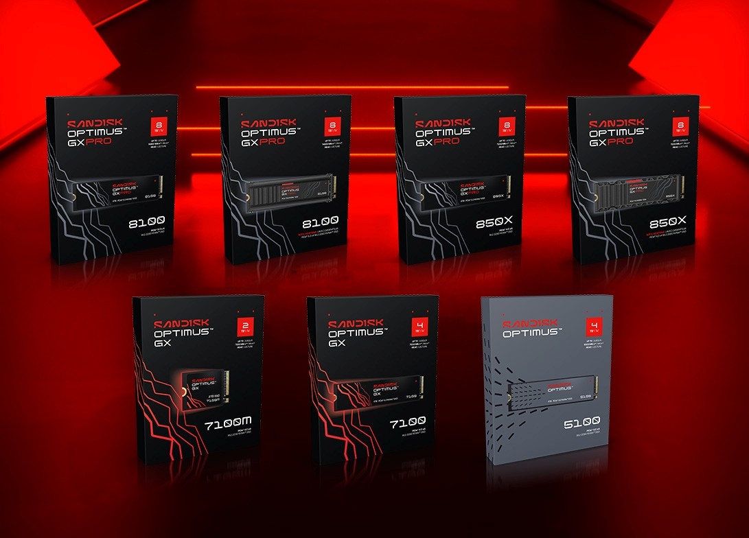 【CES 2026】Sandisk 推出全新 SSD 品牌 Optimus 系列，既有 WD SSD 系列即將走入歷史