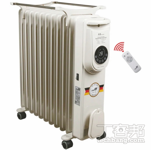 暖房方式：葉片式 ● 消耗電功率：1500W ● 建議售價：9,780 元