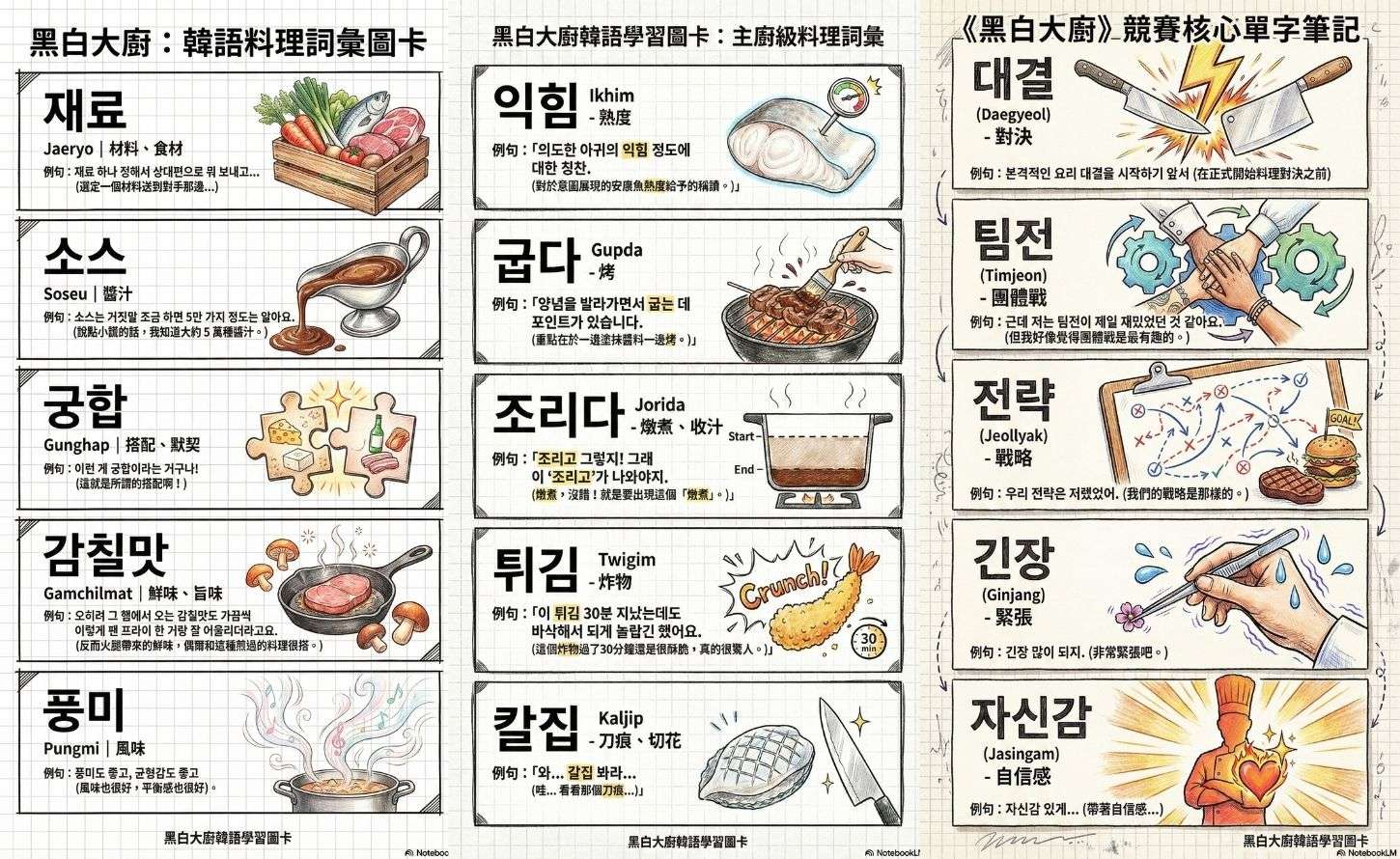 如何用 NotebookLM 與 Nano Banana Pro 打造美感與功能兼具的韓語單字圖卡