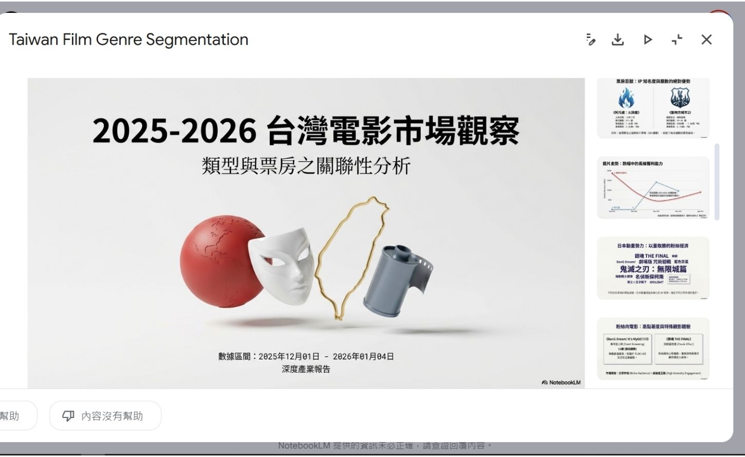 如何用 NotebookLM 秒速讀懂複雜數據！一鍵生成心智圖、資訊圖表與專業簡報
