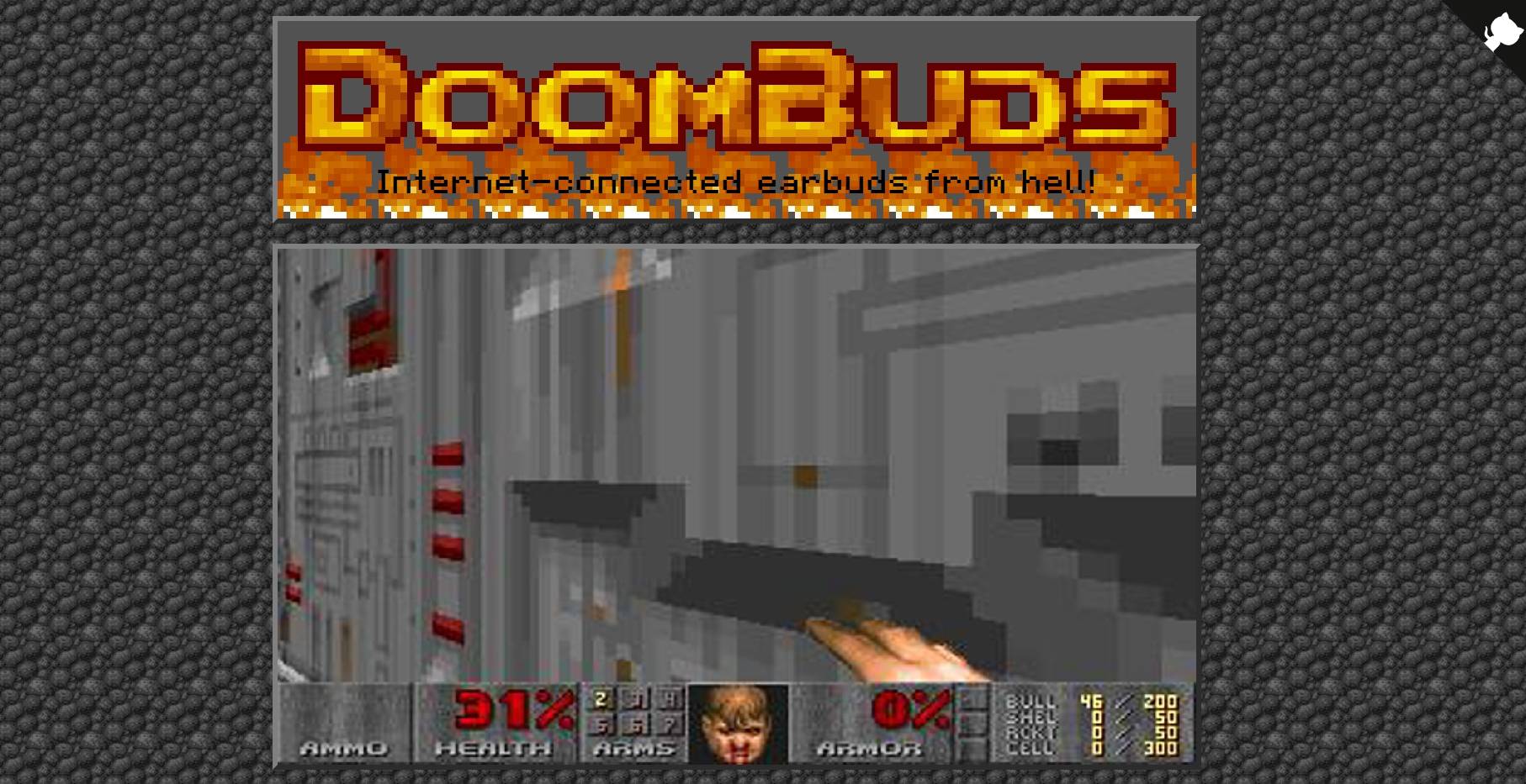 萬物皆可 Doom？神人竟把《毀滅戰士》移植到「藍牙耳機」上，還開網頁直播給大家玩