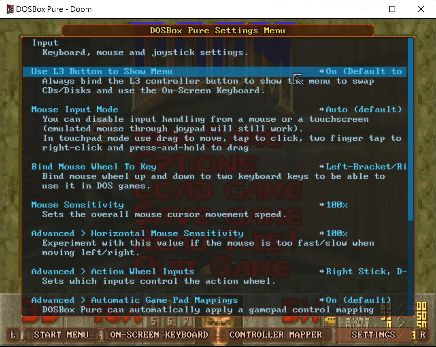 Input（輸入）頁面向下捲動可以看到「Use L3 Button to Show Menu」，預設的On可以遊戲手把的L3開啟選單，如不需要此功能或怕誤觸可以設定為Off。