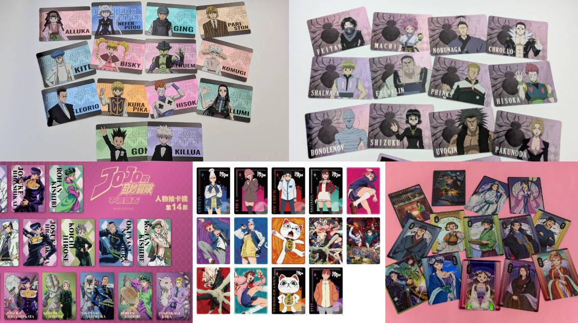 「宅一番」卡牌機限時現身誠品 R79，集結 JOJO、獵人、膽大黨等 10 款全新卡牌