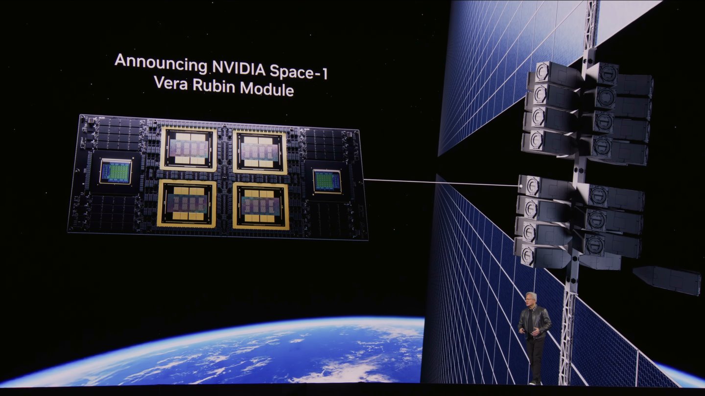 NVIDIA將推出能夠適應太空極端環境的Space-1 Vera Rubin模組。