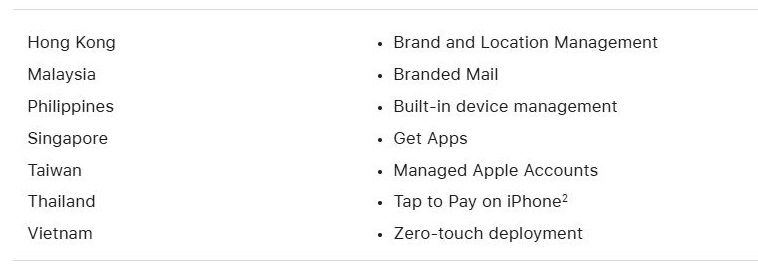 Apple Business 企業整合平台 4 月上線，行動裝置管理、零接觸部署、品牌管理台灣都能用