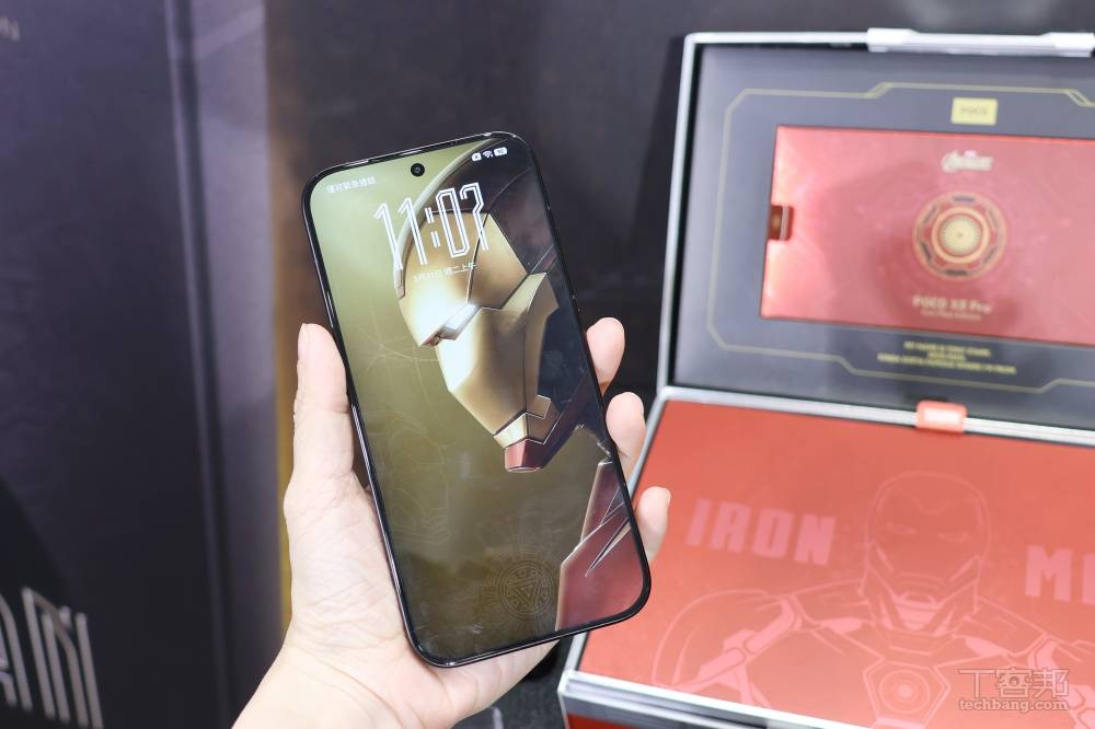 好浮誇！小米推 POCO X8 Pro 鋼鐵人限定版，史塔克工業黑金配色上身