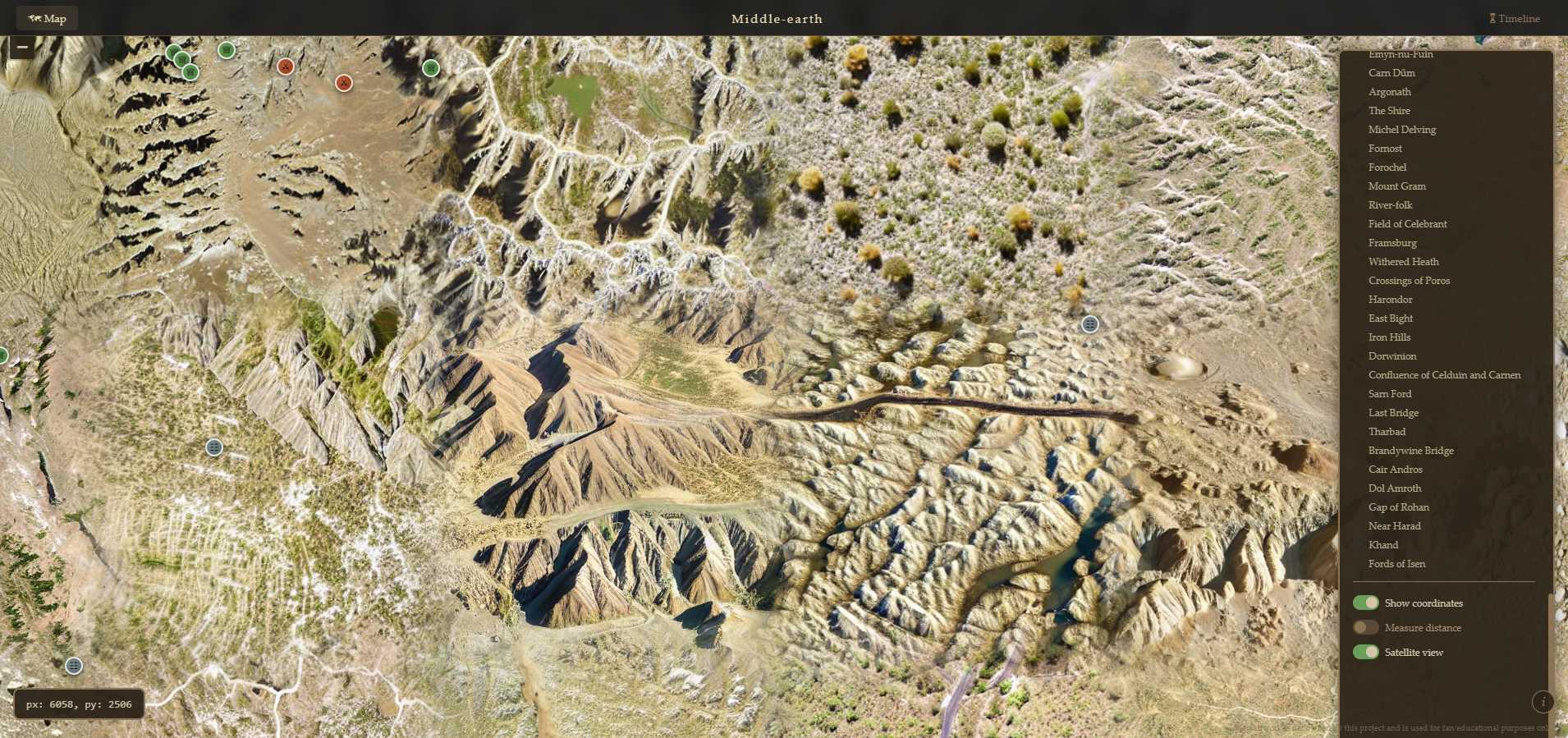搭飛機太無聊，開發者用「vibe coding」打造出托爾金《魔戒》的互動式中土地圖
