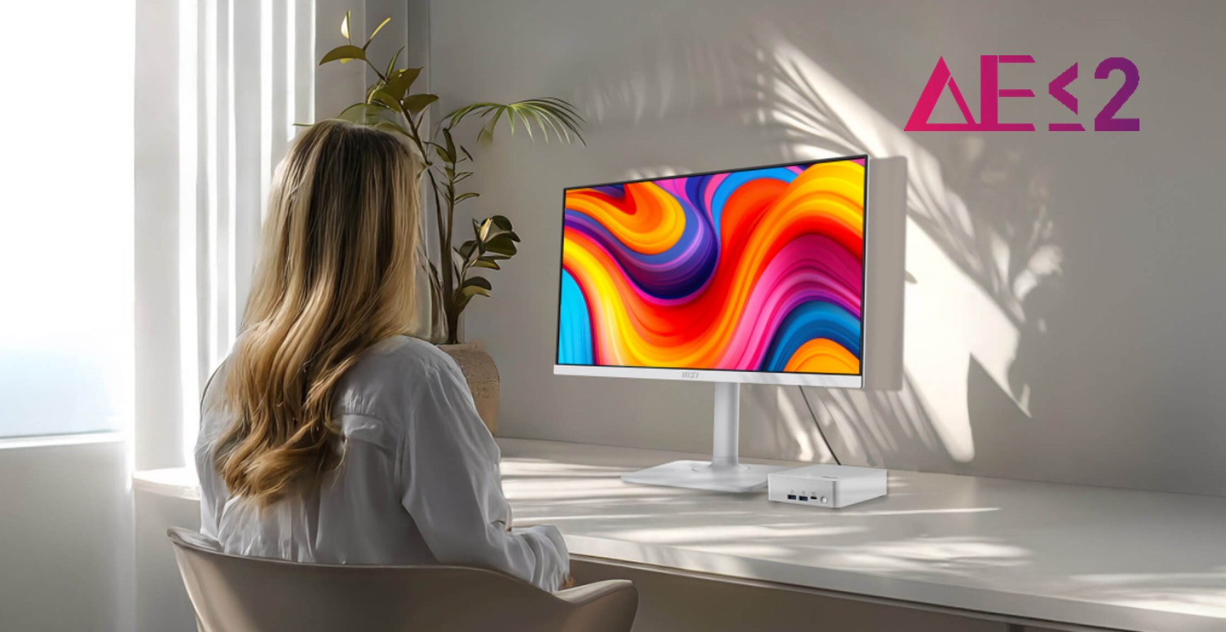 支援 144Hz 更新率與 Delta E ≤ 2 專業校準。