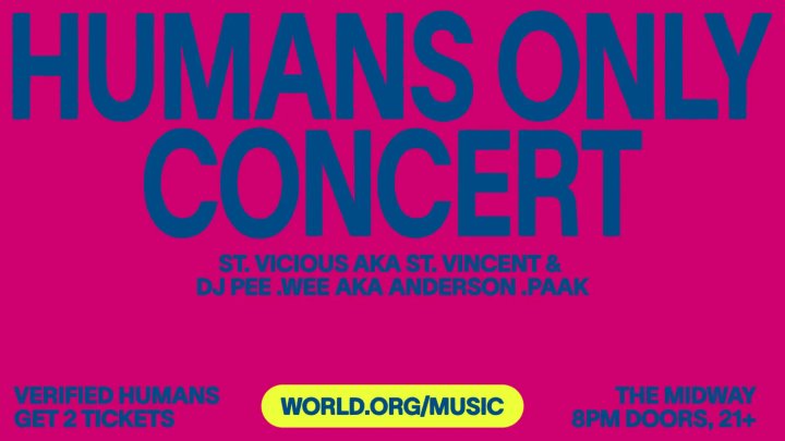 Concert Kit已應用於日前舉伴的DJ Pee .Wee演出，通過World ID驗證的粉絲可以免費索取2張入場門票。