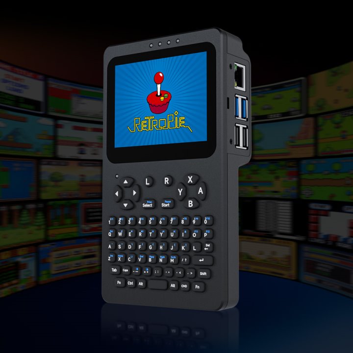 PocketTerm35也能搭配RetroPie、Batocera等作業系統，成為掌上型懷舊遊戲主機。