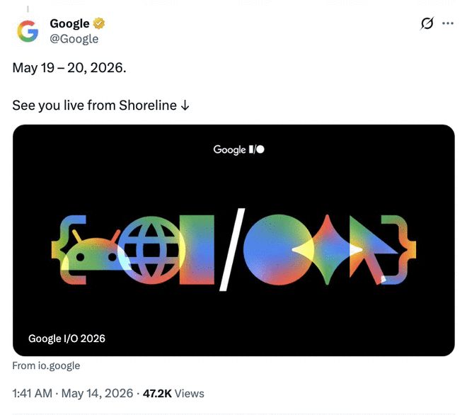 Google I/O 大會將登場:Gemini 4.0 迎戰 GPT-5.5!Aluminium OS 與 XR 智慧眼鏡齊發,谷歌生態反擊戰爆發