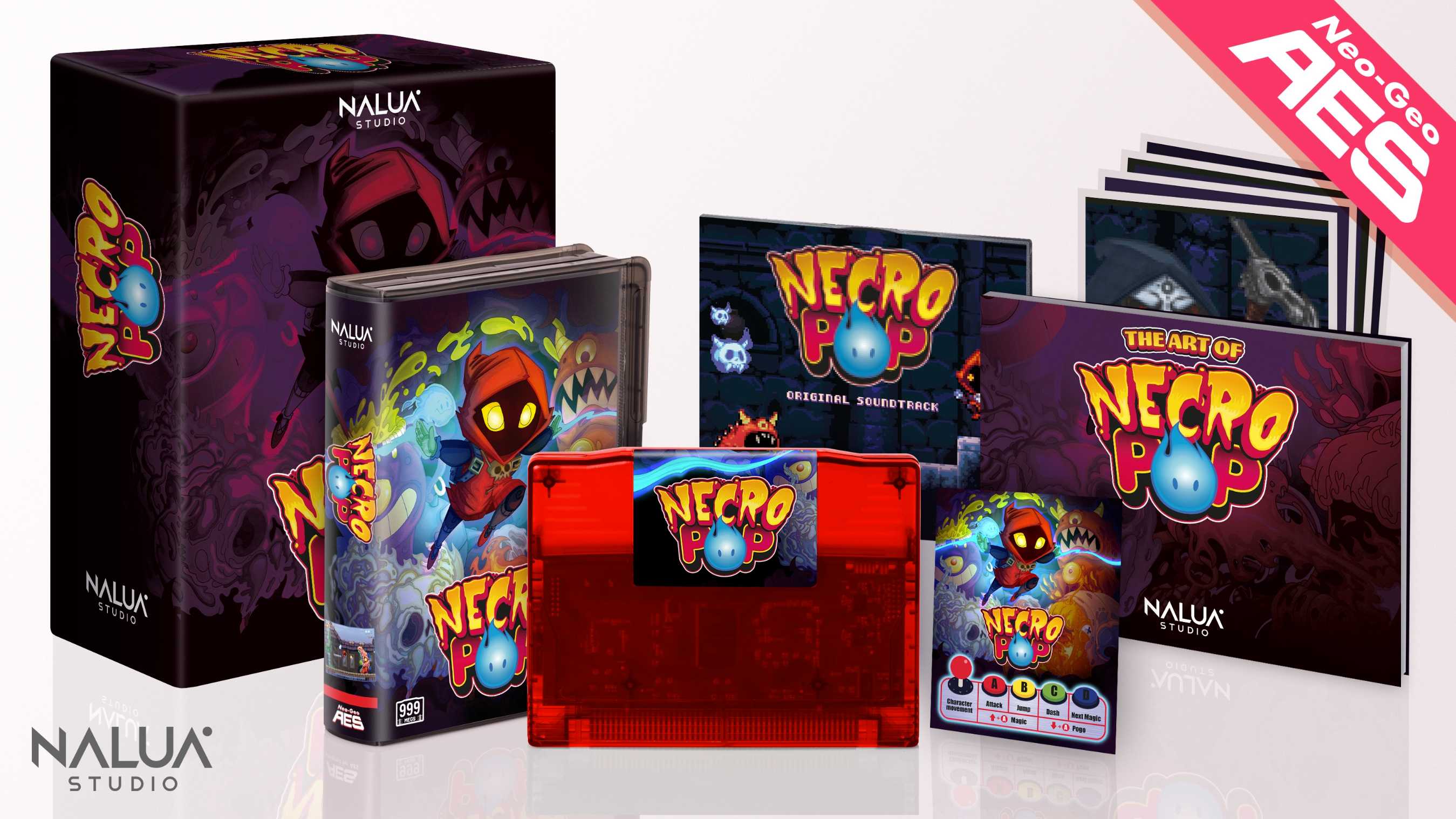 36 年前的 Neo Geo 家用主機迎來遊戲新作《Necro Pop》,只不過遊戲卡匣要價 1.2 萬台幣!