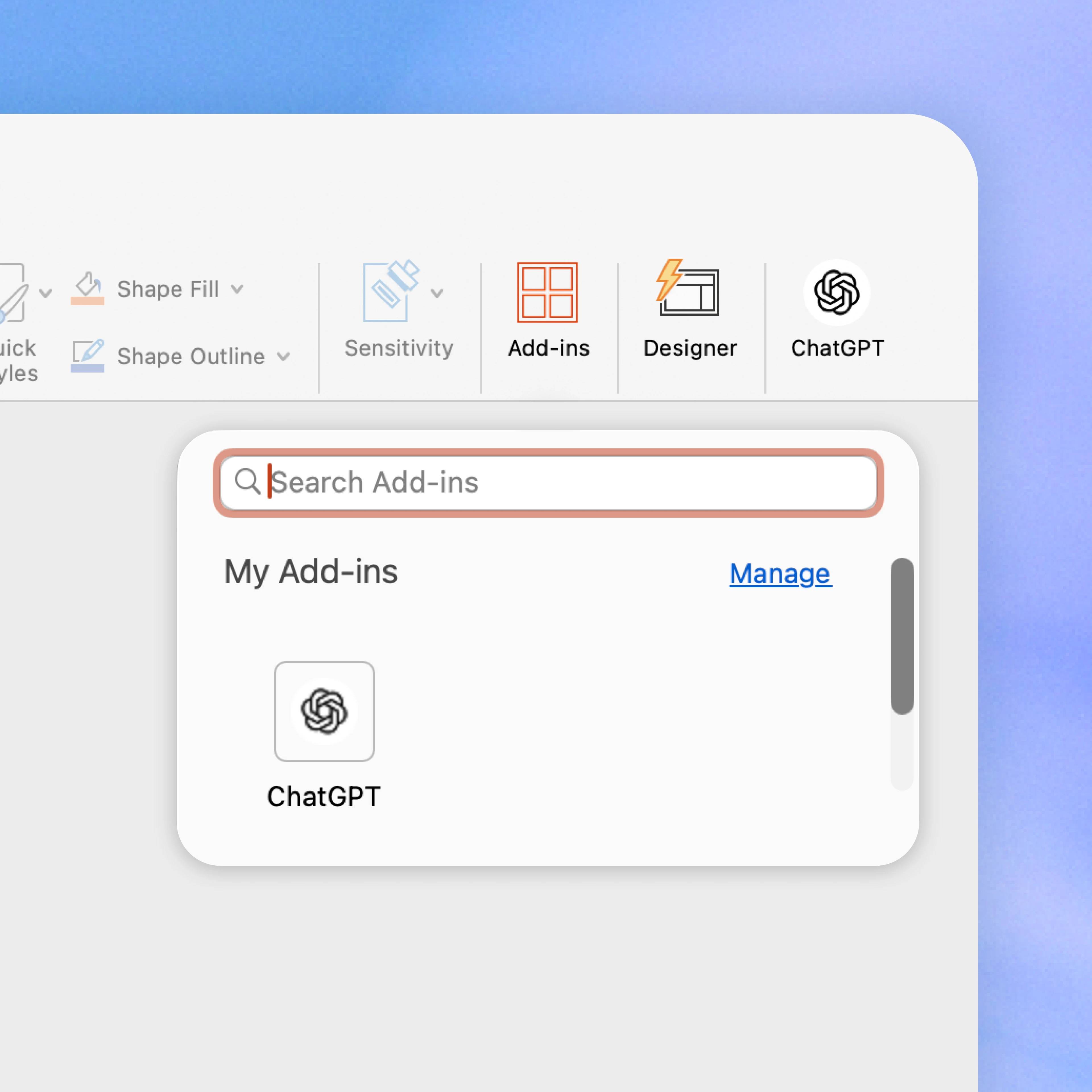 ChatGPT for PowerPoint 推出 beta 版，可直接在簡報中生成、改寫與潤飾投影片