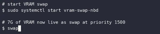 Linux 用戶必收！NBD-VRAM 神工具登場，閒置 NVIDIA 顯存直接轉成 Swap 空間提升效能