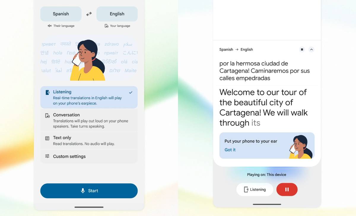 Gemini 3.5 Live Translate 登場，打開 Google 翻譯 App 就能即時語音翻譯