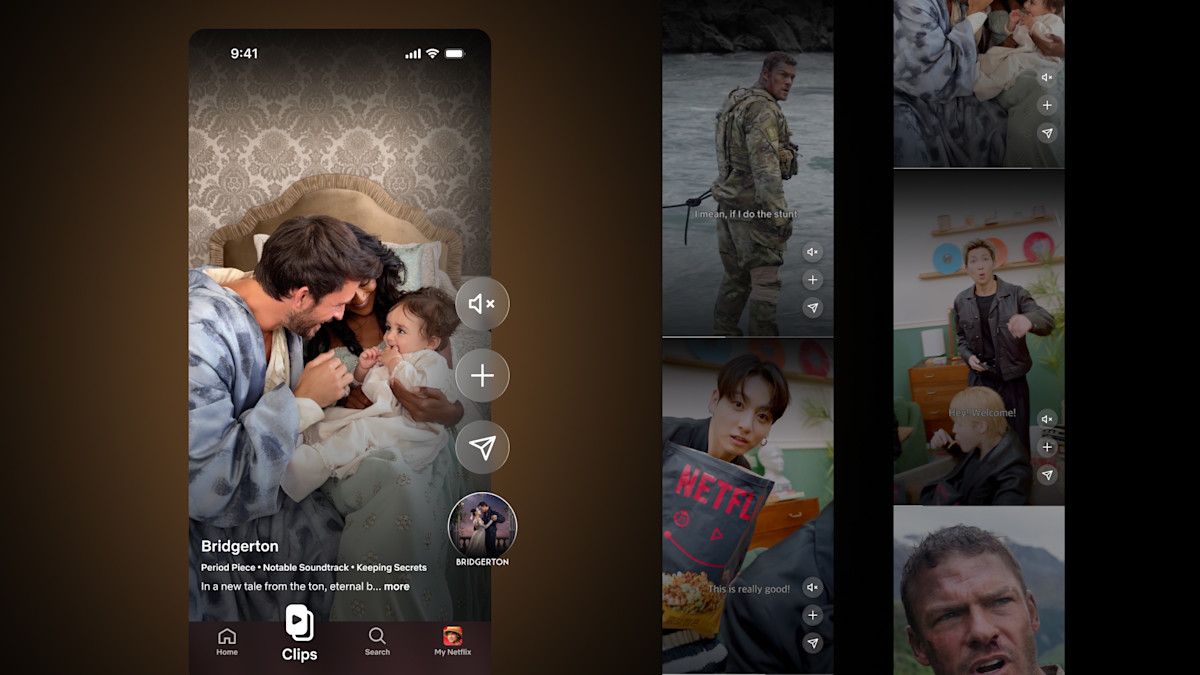 Netflix 亞太發表會秀產品更新,手機 App 導入直式影片探索與兒童遊戲新內容