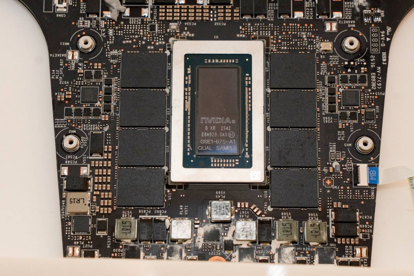 MSI RTX Spark SoC的特寫。